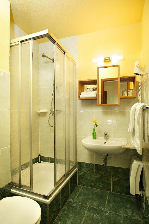Koupelna v ubytování Hotel Zur Kutsche