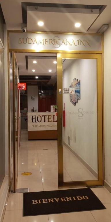 Certifikát, hodnocení, plakát nebo jiný dokument vystavený v ubytování HOTEL SUDAMERICANA INN