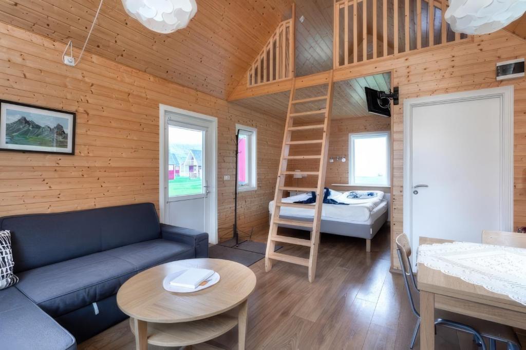 Voodi või voodid majutusasutuse Mjoeyri Travel Holiday Homes toas