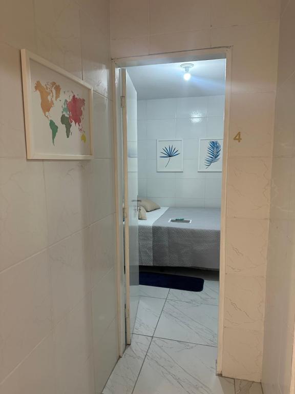 Koupelna v ubytování Cantinho Aconchegante - Quarto 04 Ar-condicionado