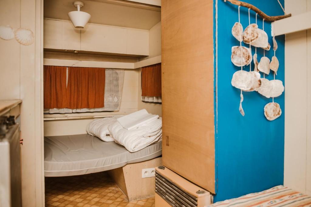 Koupelna v ubytování Treck Hostel