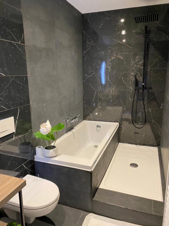 Kúpeľňa v ubytovaní Maison de maître Les toiles à Elise