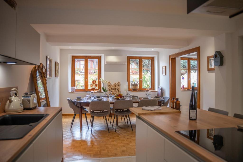 Posezení v ubytování Chambre Pastis