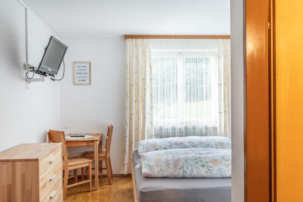 TV a/nebo společenská místnost v ubytování Pension Stein