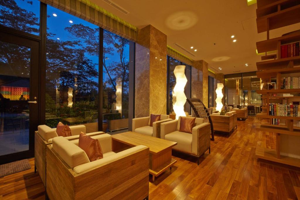Posezení v ubytování Axia South Cikarang Service Apartment