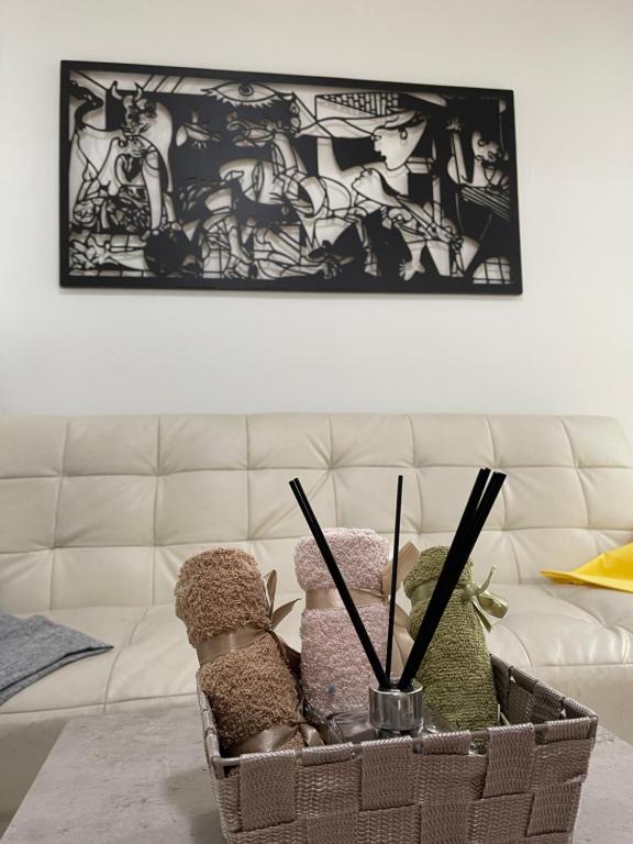 Posezení v ubytování By port apartment