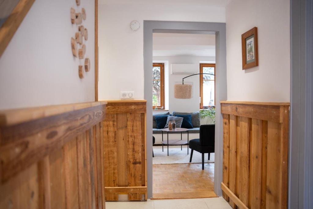 Posezení v ubytování Chambre Super Broussard