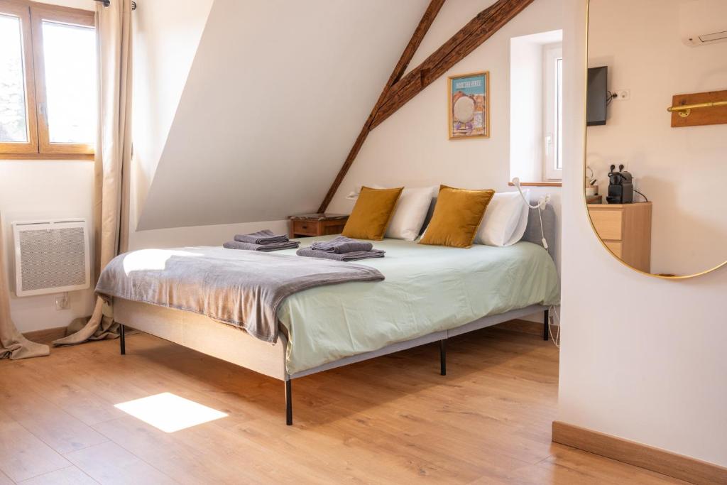 Chambre Rose des Vents - Chambre Double Avec Salle De Bain Privée