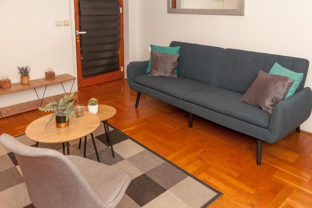 Posezení v ubytování Red Clay Apartments City Club