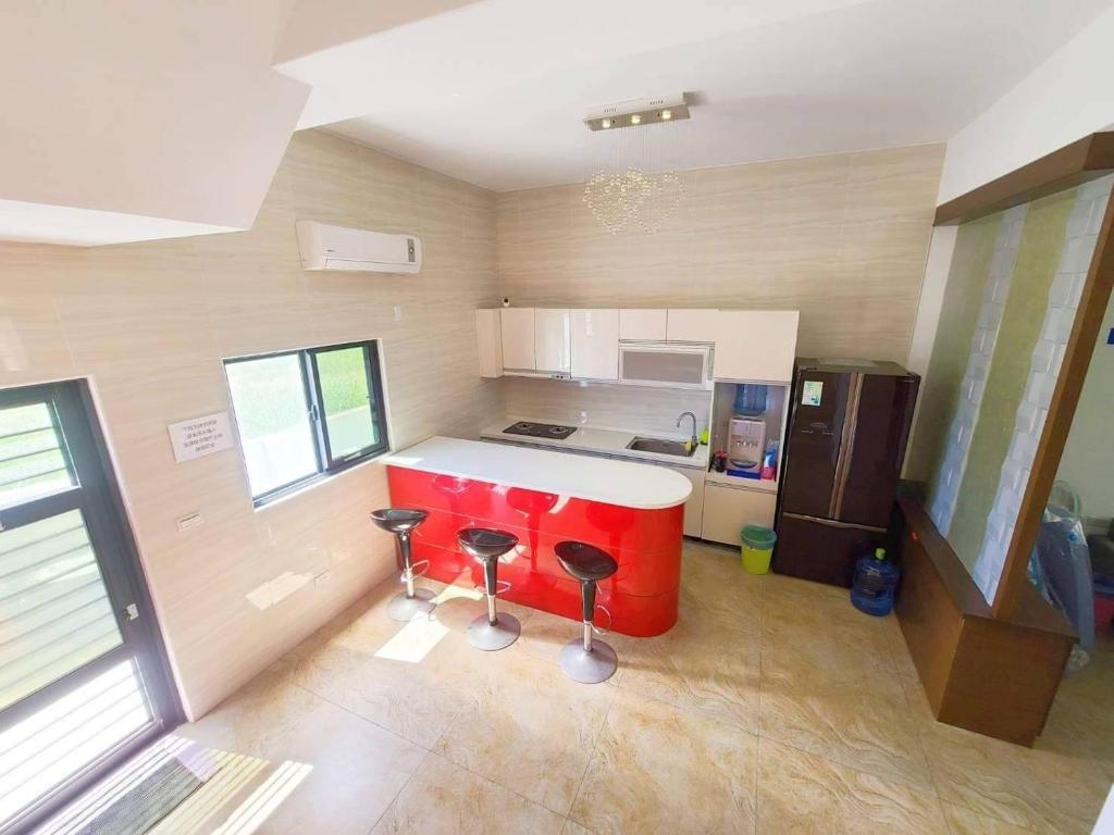 Kuchyň nebo kuchyňský kout v ubytování New Summer Homestay