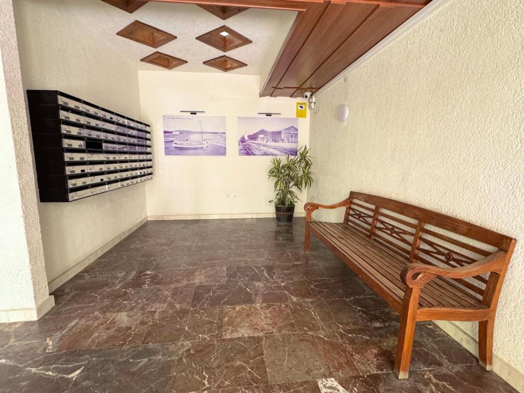 Posezení v ubytování Apartsalou Bilbao