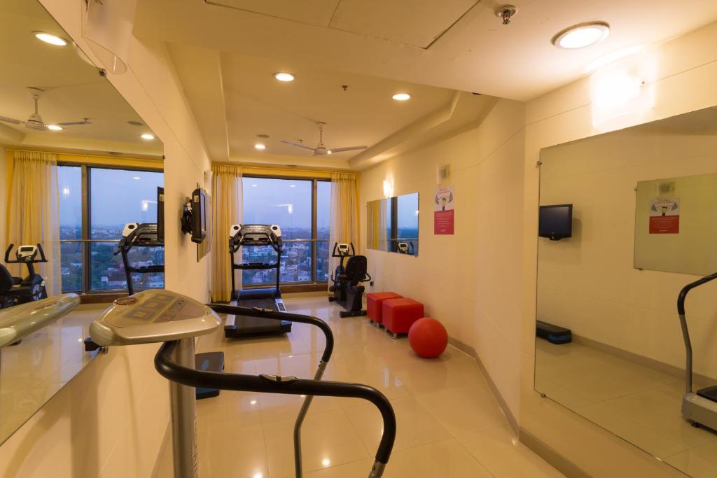 Fitness centrum a/nebo fitness zařízení v ubytování Ginger Chennai