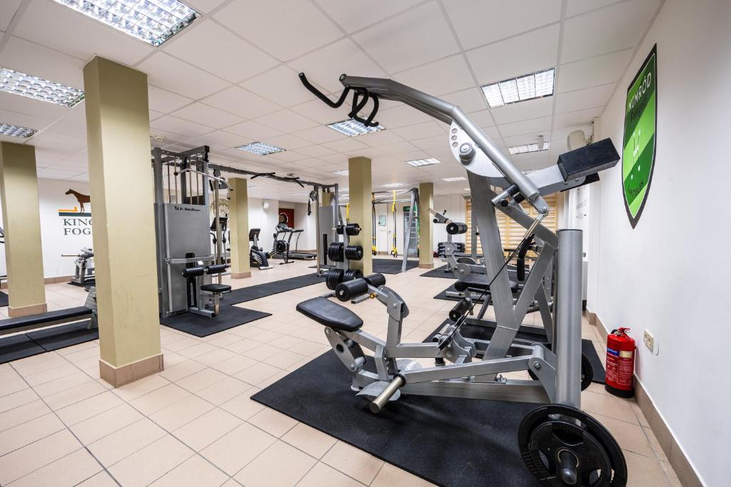 Fitness centrum a/nebo fitness zařízení v ubytování Hungarikum Hotel