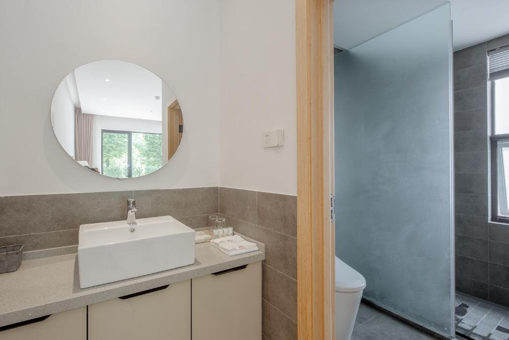 Koupelna v ubytování Vretreats yunxishang Boutique Hotel