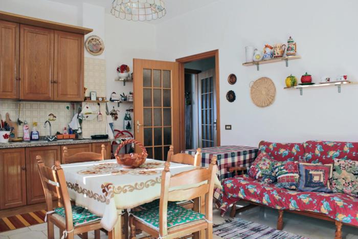 Kuchyň nebo kuchyňský kout v ubytování Magma Guest House