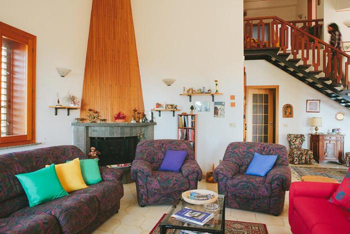Posezení v ubytování Magma Guest House