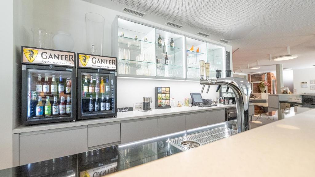 Lounge nebo bar v ubytování Jugendherberge Freiburg