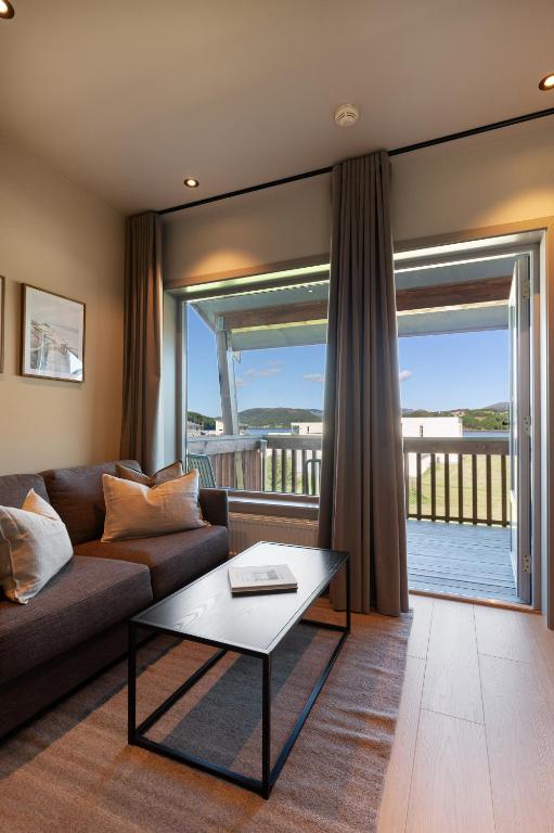 Posezení v ubytování Bjugn Hotell