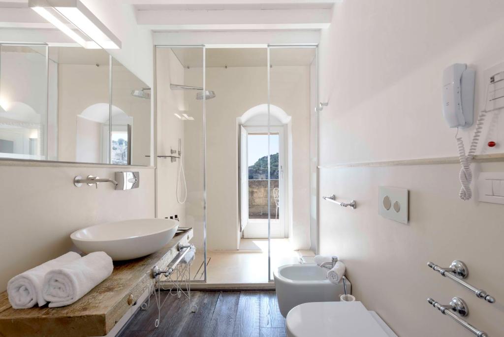 Koupelna v ubytování Sant'Angelo, Matera - Small Luxury Hotels