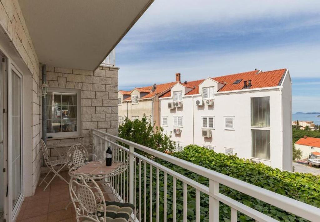 Balkón alebo terasa v ubytovaní Apartments Ante