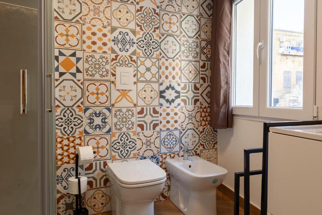 Koupelna v ubytování Pasitea Rooms