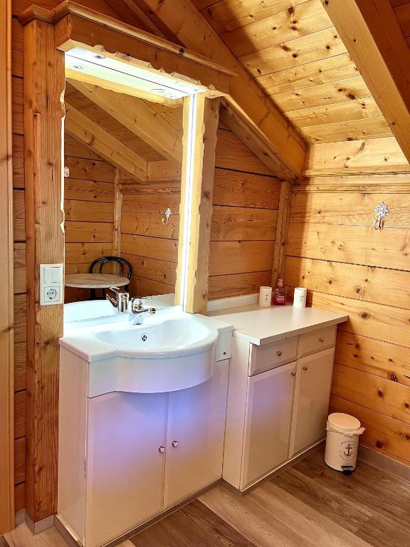Koupelna v ubytování Bio Alpenhof Rostatt