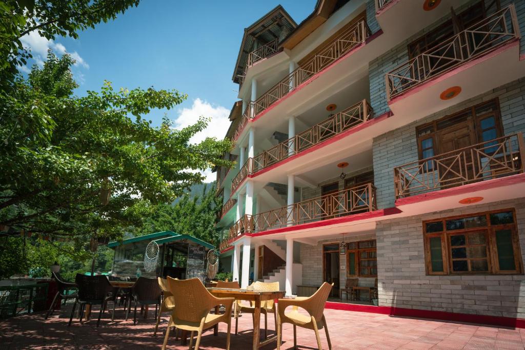 Balkón nebo terasa v ubytování Hippie Panda Hostel
