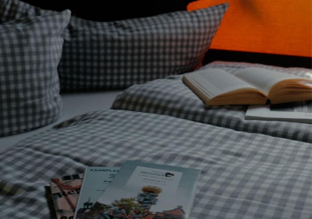 Postel nebo postele na pokoji v ubytování AZUR Waldcamping Auwaldsee