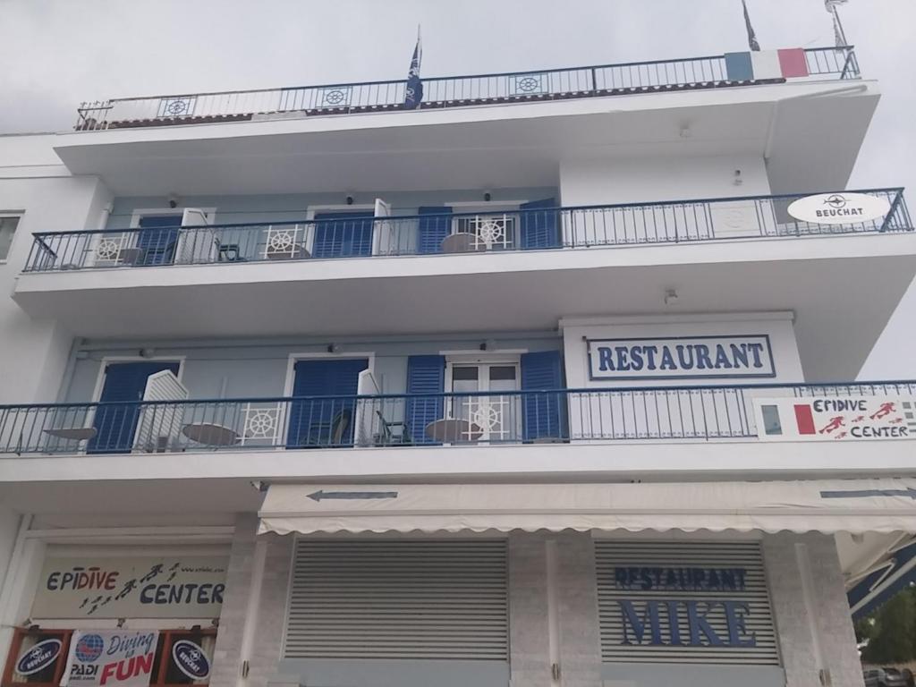 Balkón nebo terasa v ubytování Hotel Mike
