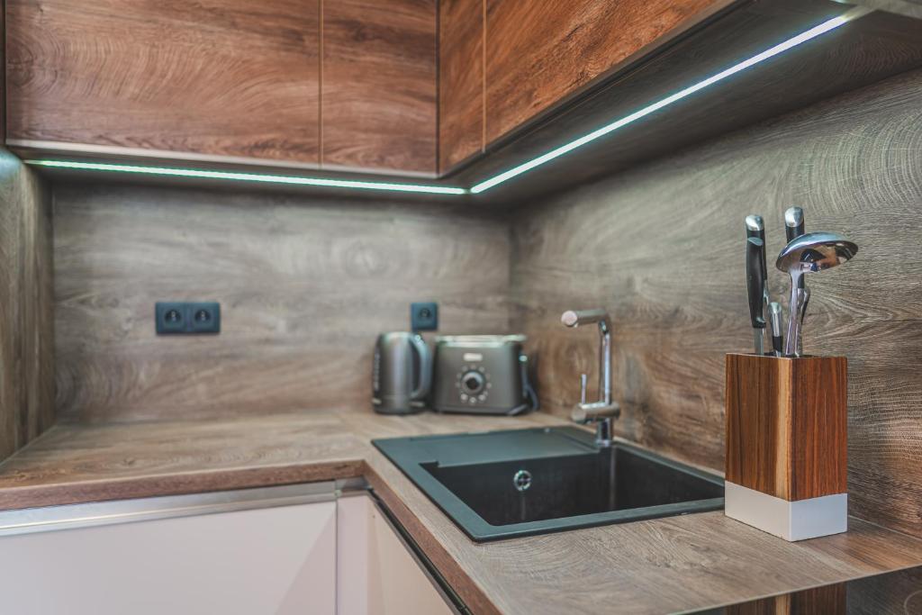 Fotografie z fotogalerie ubytování Luxusní Apartmán U Petrofa s vlastním parkovacím místem v destinaci Hradec Králové