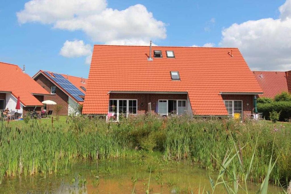 Bygningen som ferieparken ligger i