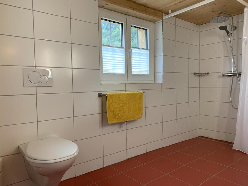 Koupelna v ubytování Revier mitenand im Gand