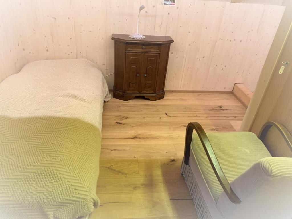 Postel nebo postele na pokoji v ubytování Revier Sytli im Höcheli