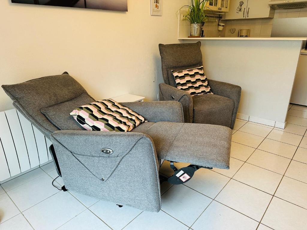 Posezení v ubytování Superbe appartement En baie de Somme
