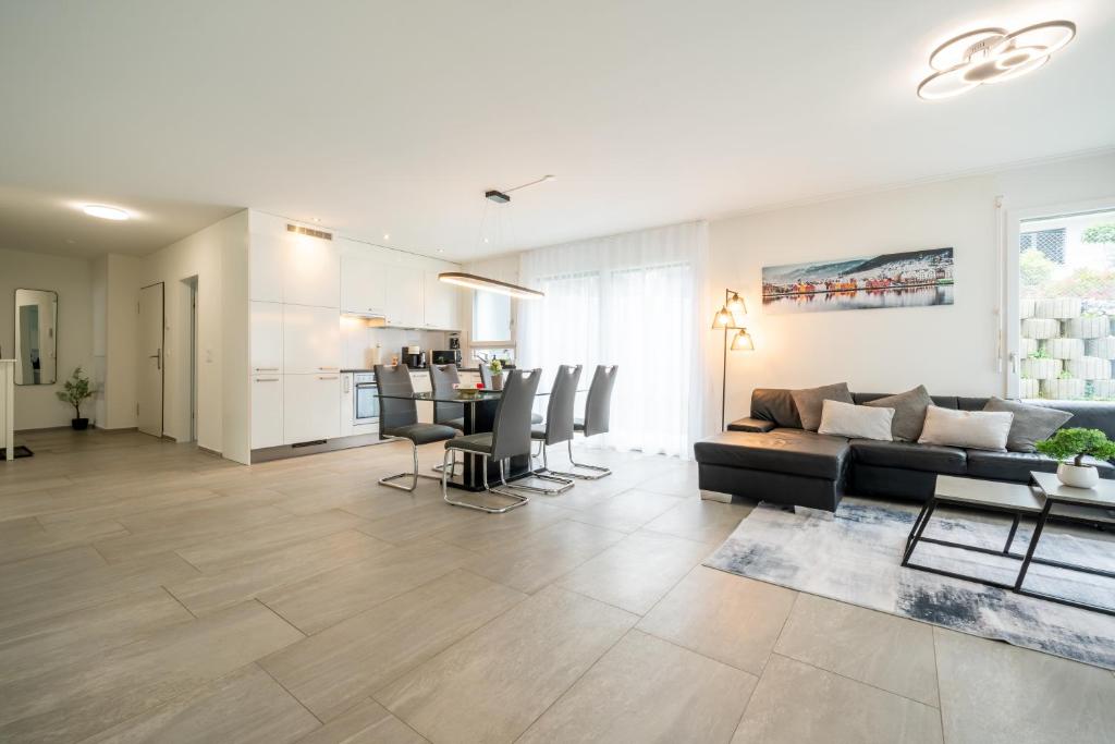 Posezení v ubytování Swiss Suites