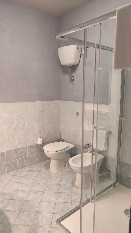 Koupelna v ubytování B&B Popoli Terme