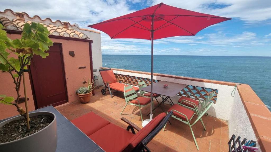 Nespecifikovaný výhled na moře nebo výhled na moře při pohledu z prázdninového domu