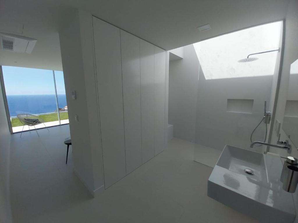Koupelna v ubytování Villa Gia