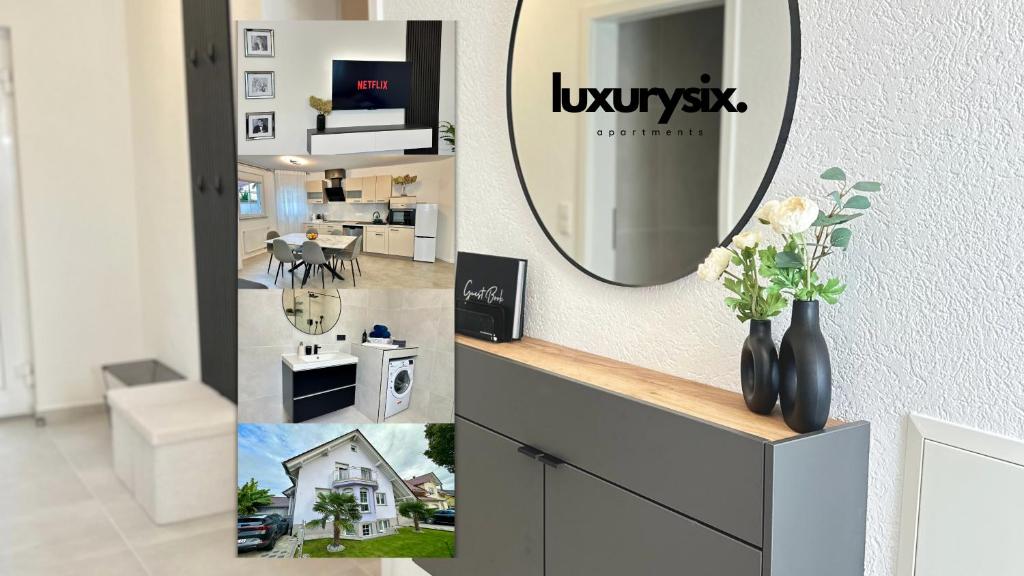 Μια τηλεόραση ή/και κέντρο ψυχαγωγίας στο luxurysix Ferienwohnung Europapark Rulantica