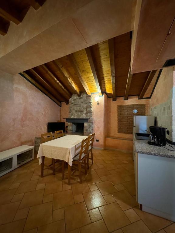 Kuchyň nebo kuchyňský kout v ubytování B&B Al Vec Licinsi'