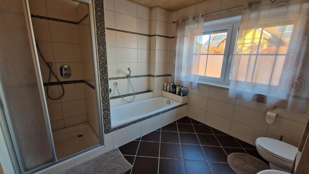 Koupelna v ubytování "Villa Sabine"