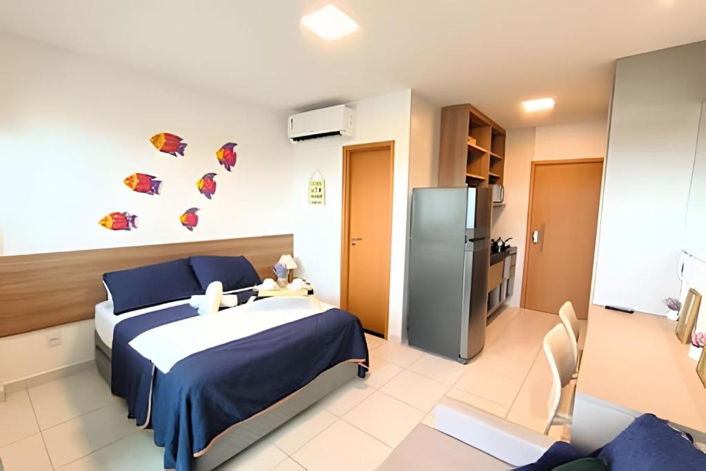 Kuchyň nebo kuchyňský kout v ubytování Mana Aquarius - Ap 306B by Temporada Inn