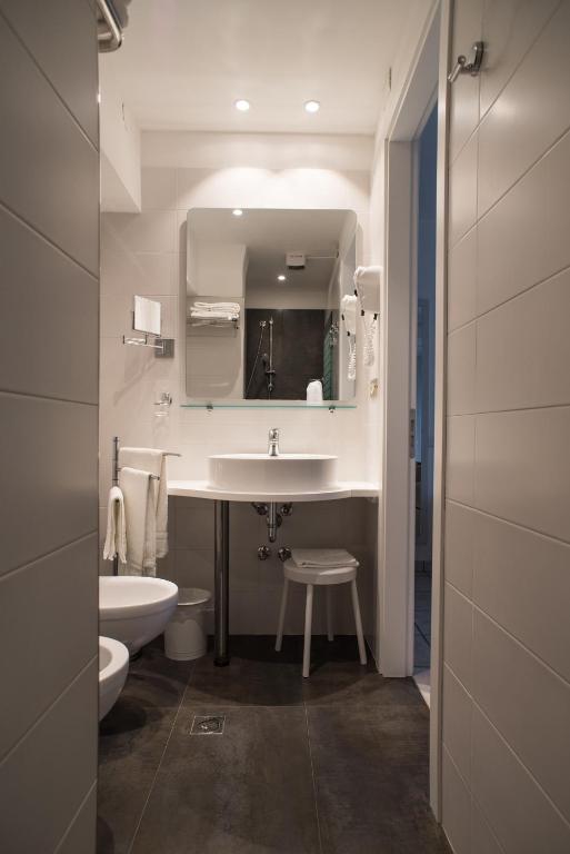 Koupelna v ubytování Hotel Gabriella