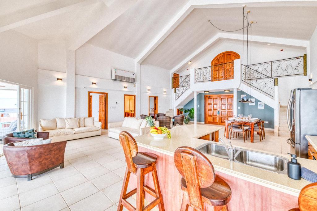 Zona de estar de Tropical Suites Hotel