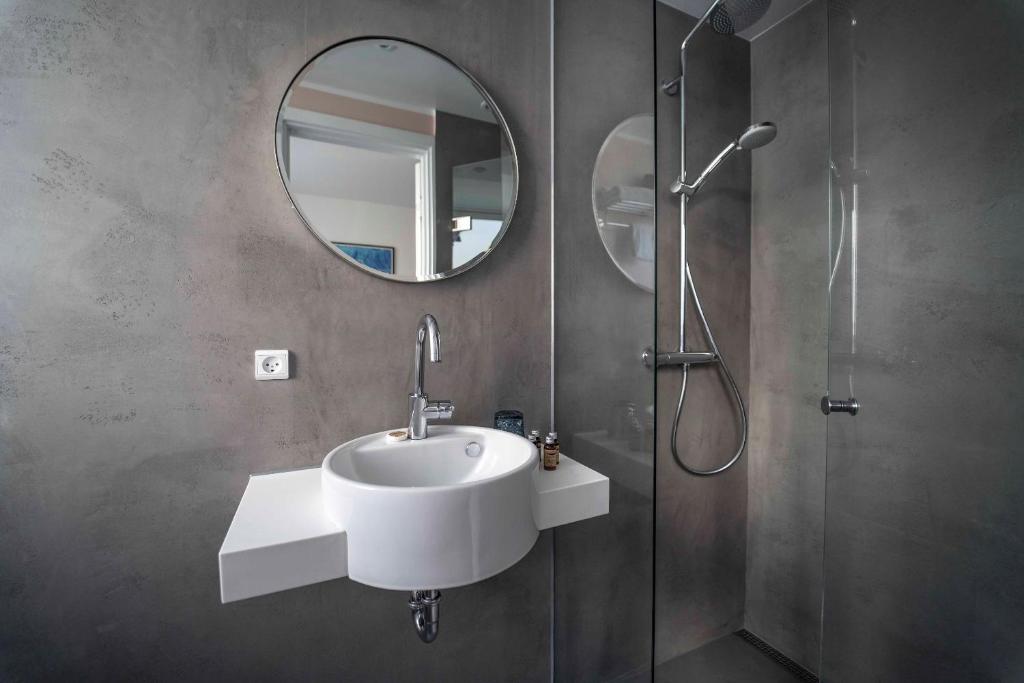 Koupelna v ubytování Motel One Copenhagen