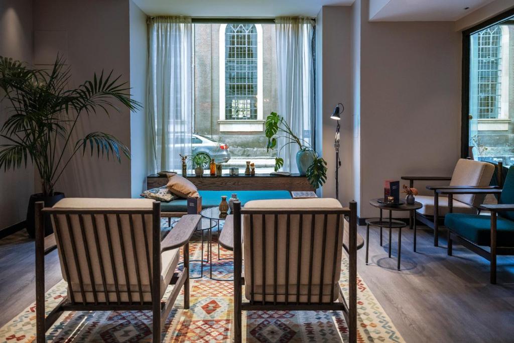 Posezení v ubytování Motel One Copenhagen