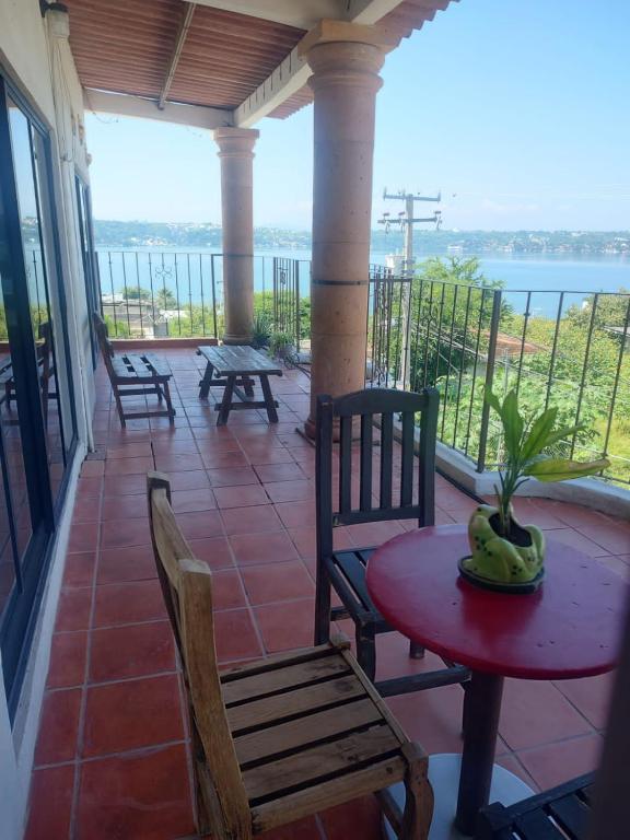 Balkón nebo terasa v ubytování Hotel La Laguna