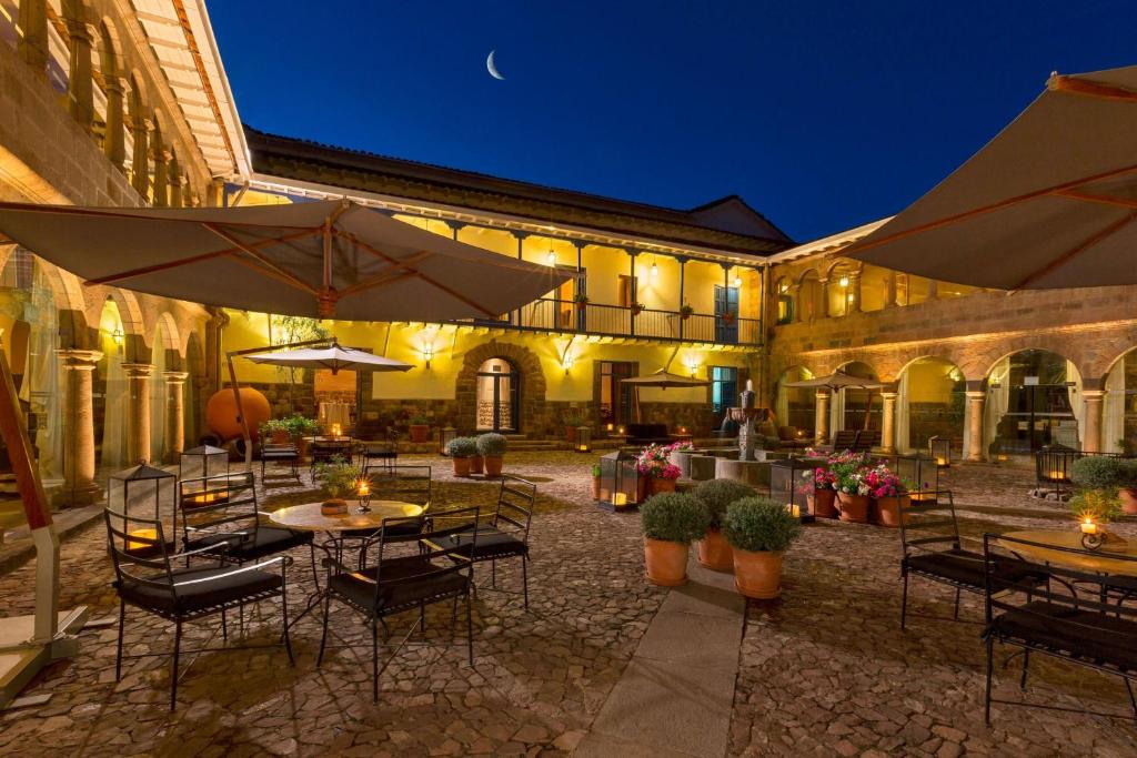 Restaurace v ubytování Palacio del Inka, a Luxury Collection Hotel, Cusco