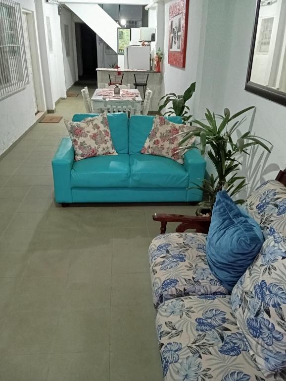 Posezení v ubytování Hostel Brasil Gru