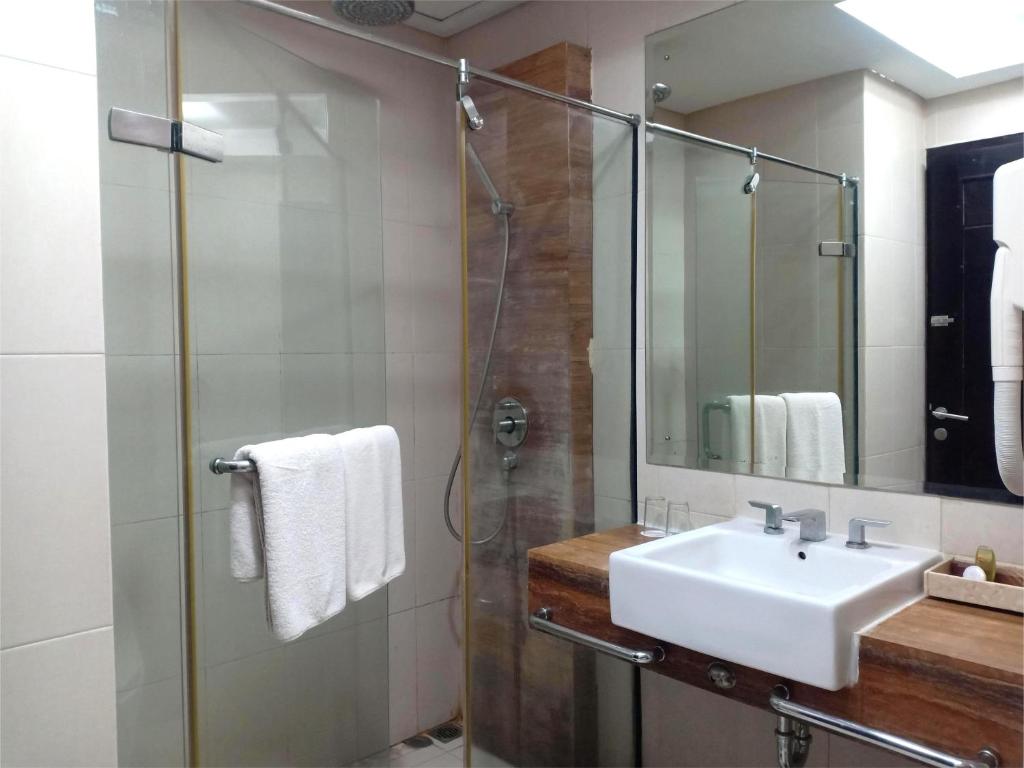 Koupelna v ubytování Ros-In Hotel